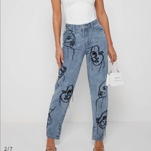 Manière De Voir Line Art Jeans